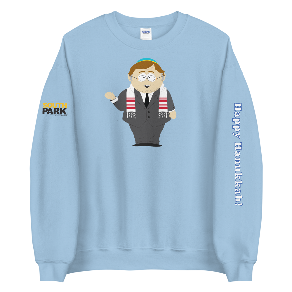 South Park Cartman Happy Hanukkah Fleece Crewneck Sweatshirt