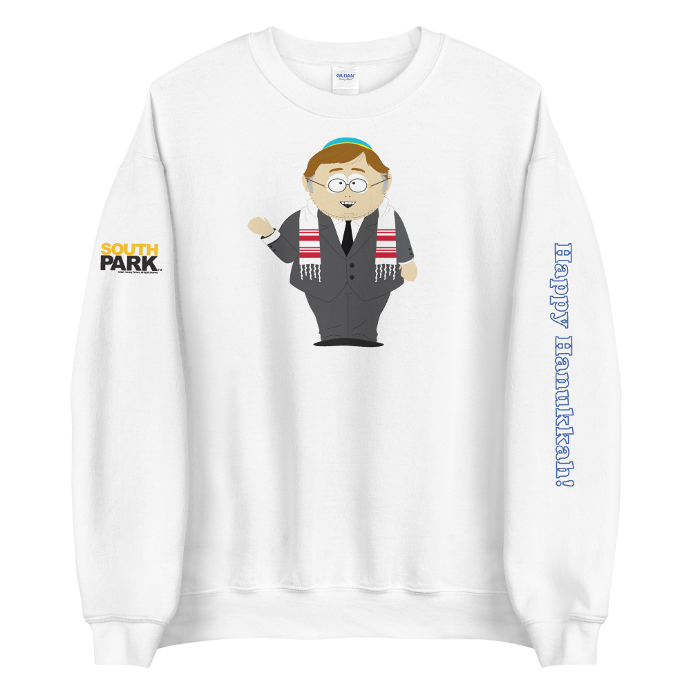 South Park Cartman Happy Hanukkah Fleece Crewneck Sweatshirt