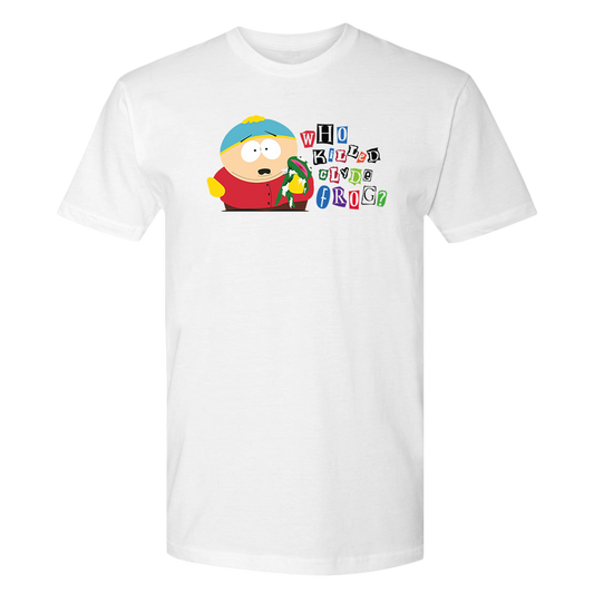 South Park Cartman Who Killed Clyde Frog Adult Short Sleeve T-Shirt-0