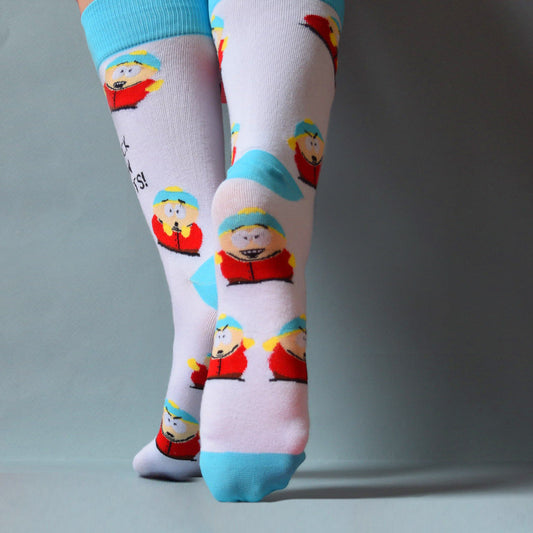 South Park Cartman Kick You in the Nuts Socks-3