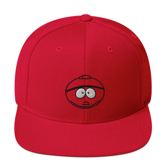 South Park Cartman Embroidered Flat Bill Hat-0