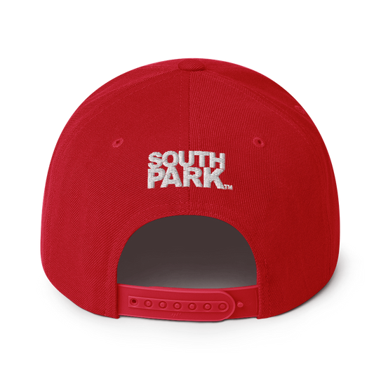 South Park Cartman Embroidered Flat Bill Hat-2