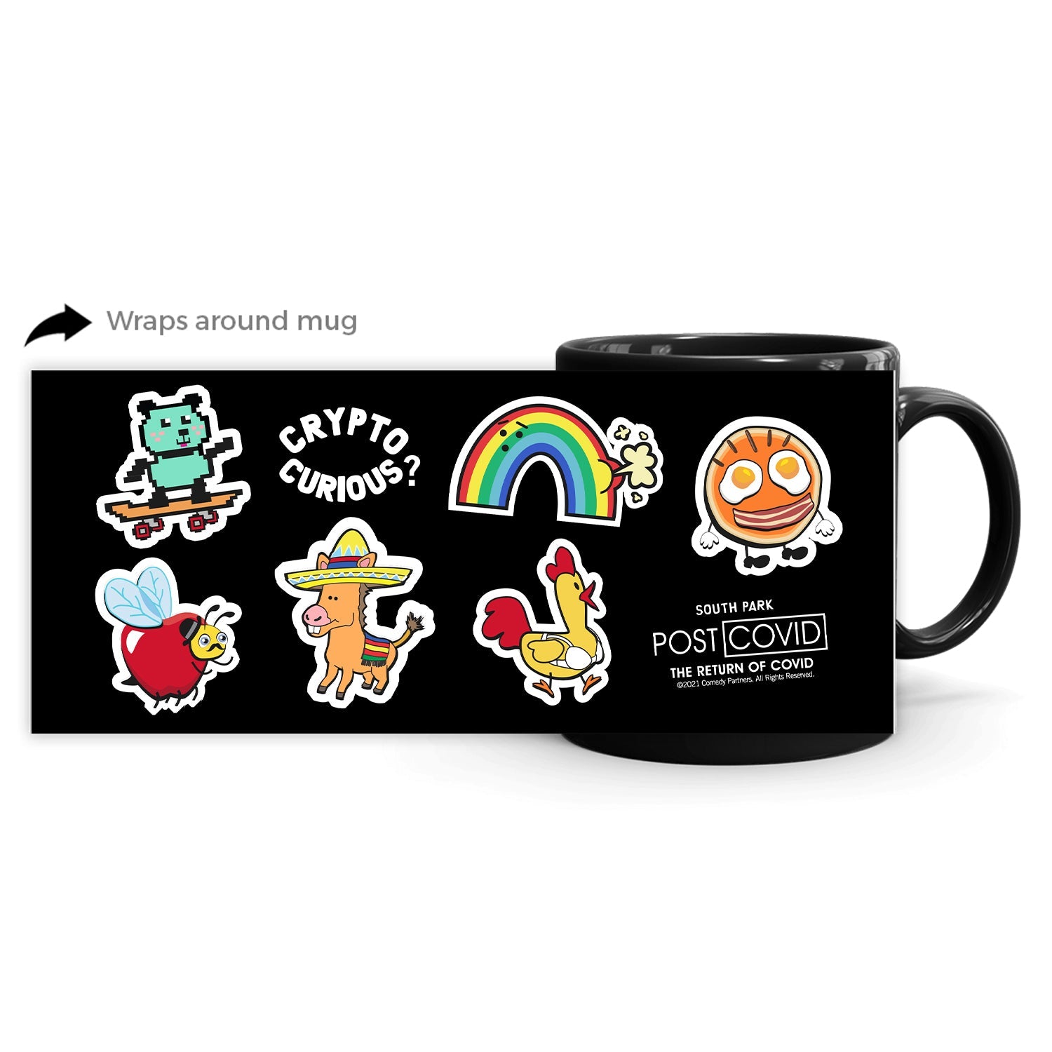 South Park Crypto Curious Black Mug