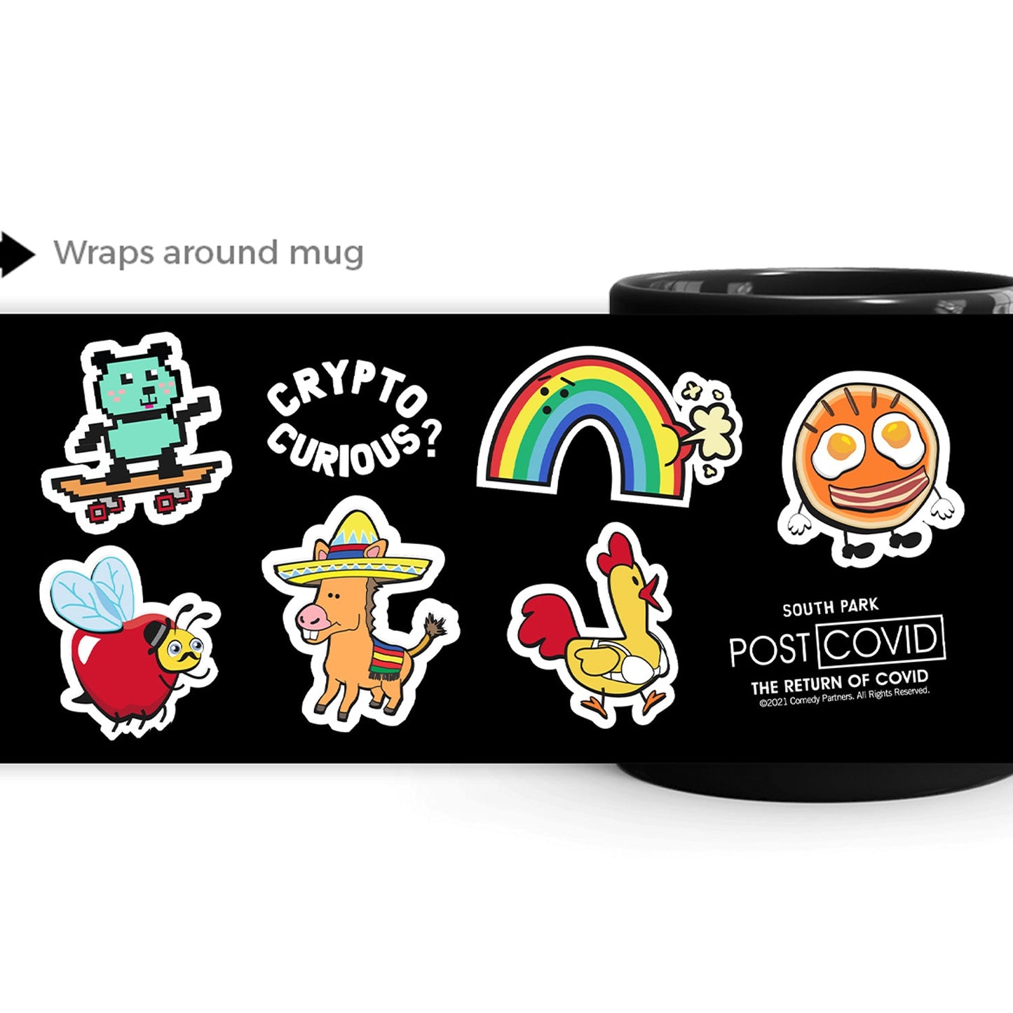 South Park Crypto Curious Black Mug