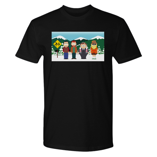 South Park Future Bus Stop Adult Short Sleeve T-Shirt-0