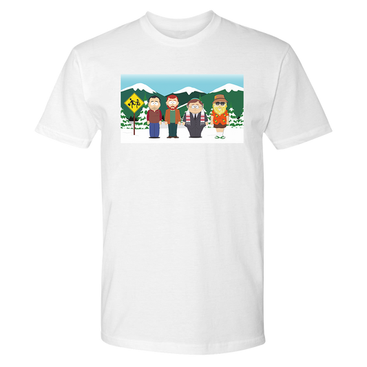 South Park Future Bus Stop Adult Short Sleeve T-Shirt-4