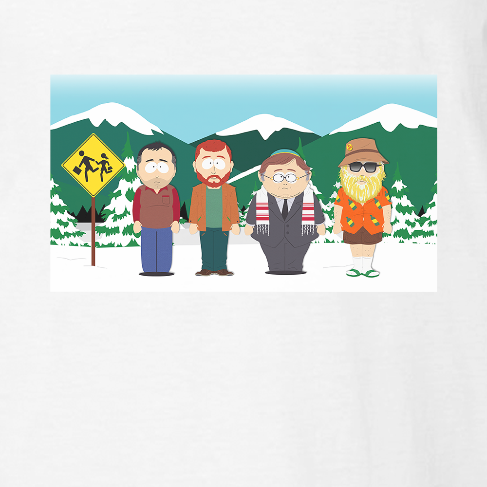 South Park Future Bus Stop Adult Short Sleeve T-Shirt