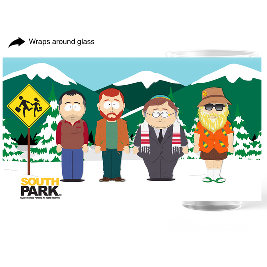 South Park Future Bus Stop 17 oz Pint Glass-1