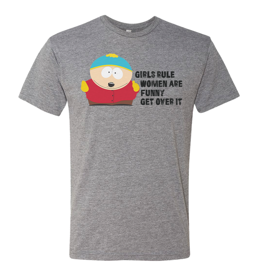 South Park Cartman Girls Rule Tri-Blend Short Sleeve T-Shirt-0