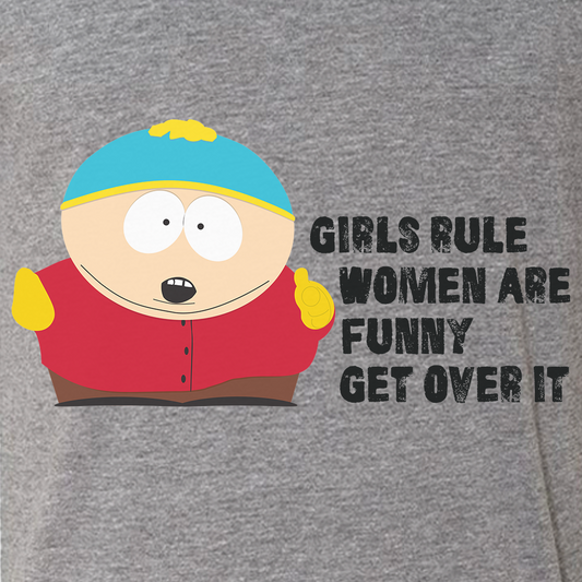 South Park Cartman Girls Rule Tri-Blend Short Sleeve T-Shirt-1