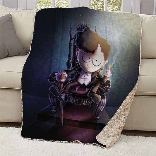 South Park Goth Michael Sherpa Blanket-1