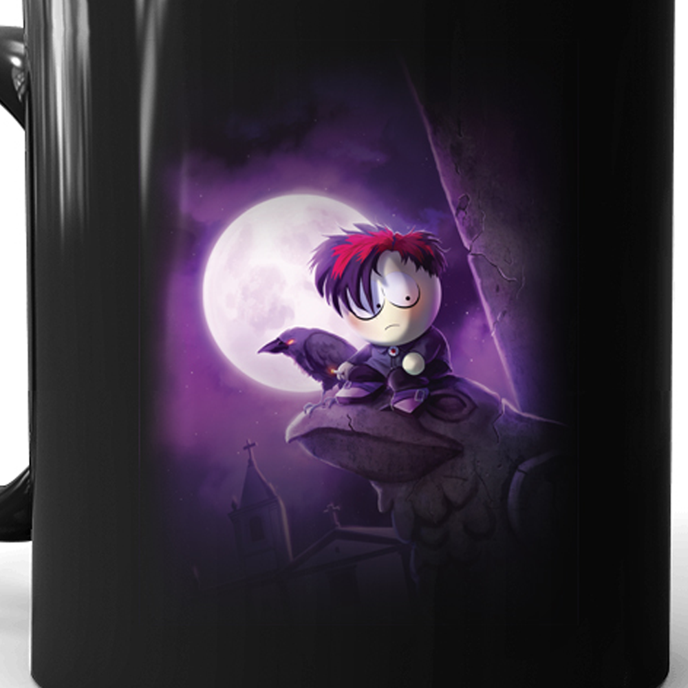 South Park Goth Pete Black Mug