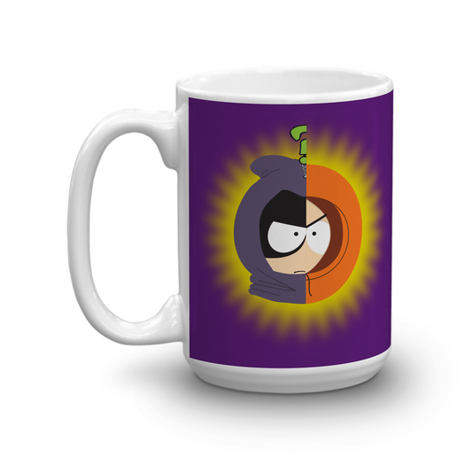 South Park Half and Half Kenny Mysterion White Mug-3