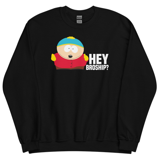 South Park Cartman Hey Broship Fleece Crewneck Sweatshirt-0