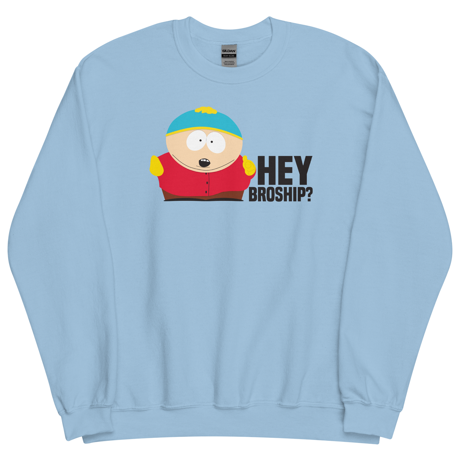 South Park Cartman Hey Broship Fleece Crewneck Sweatshirt