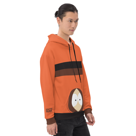 South Park Kenny Color Block Unisex Hooded Sweatshirt-3