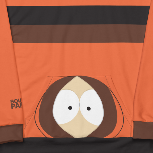 South Park Kenny Color Block Unisex Hooded Sweatshirt-1