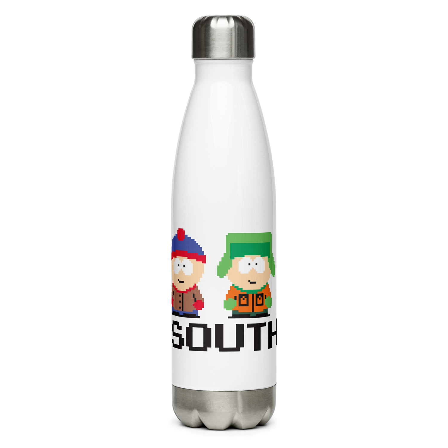 South Park 8 Bit Characters Stainless Steel Water Bottle