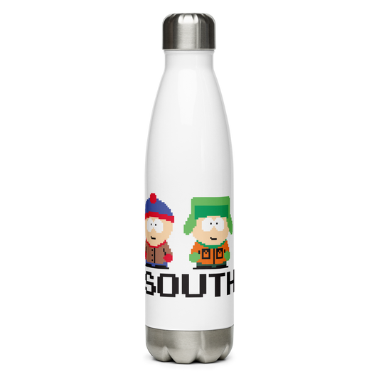 South Park 8 Bit Characters Stainless Steel Water Bottle-2