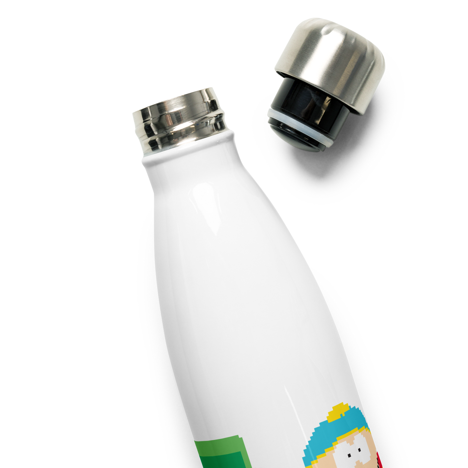 South Park 8 Bit Characters Stainless Steel Water Bottle