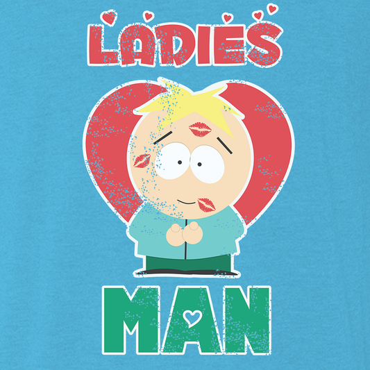 South Park Butters Ladies Man Men's Tri-Blend T-Shirt-1