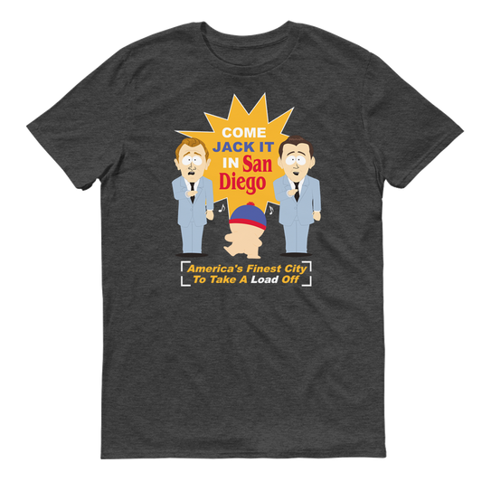 South Park Jack It In San Diego Adult Short Sleeve T-Shirt