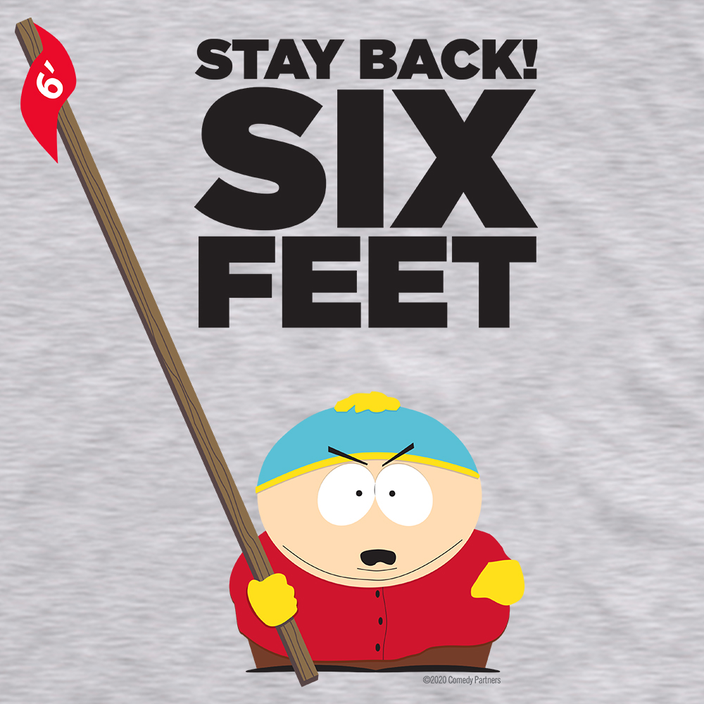 South Park Cartman Stay Back Fleece Hooded Sweatshirt