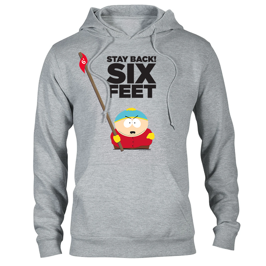 South Park Cartman Stay Back Fleece Hooded Sweatshirt-0