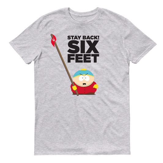 South Park Cartman Stay Back Adult Short Sleeve T-Shirt-0