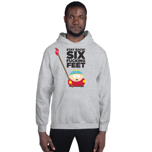 South Park Cartman Six Feet Back Fleece Hooded Sweatshirt-2