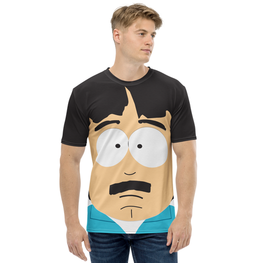 South Park  Randy Big Face Adult All-Over Print T-Shirt-2