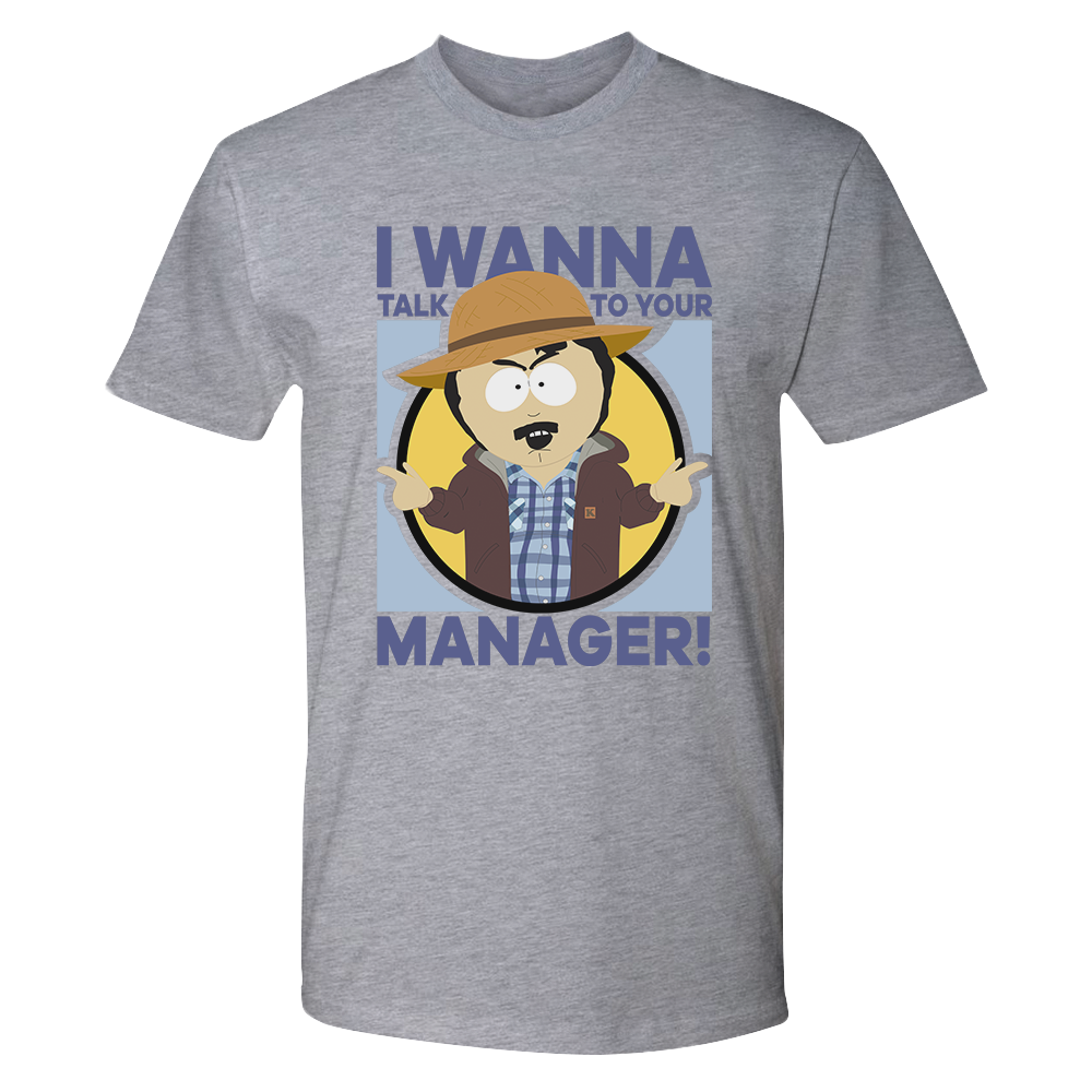 South Park Randy Talk to Your Manager Short Sleeve T-Shirt