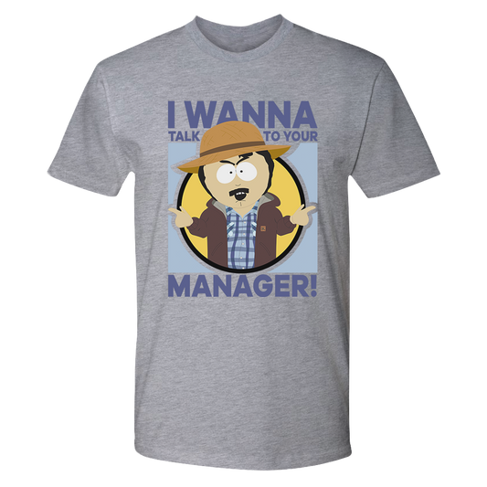 South Park Randy Talk to Your Manager Short Sleeve T-Shirt-0