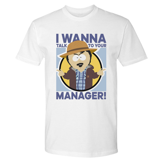 South Park Randy Talk to Your Manager Short Sleeve T-Shirt-3