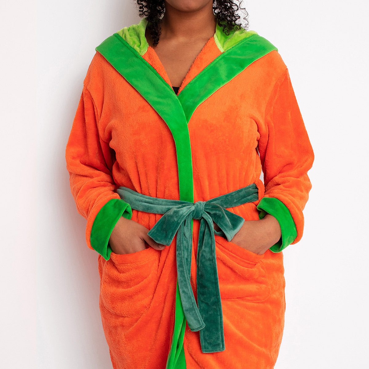 South Park Kyle Cosplay Hooded Plush Robe