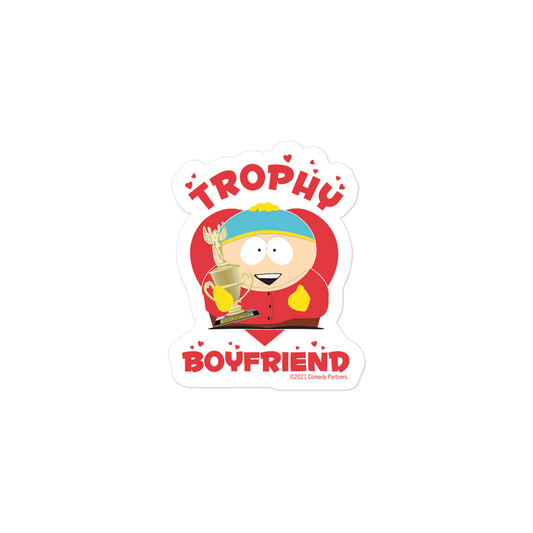 South Park Cartman Trophy Boyfriend Die Cut Sticker-0