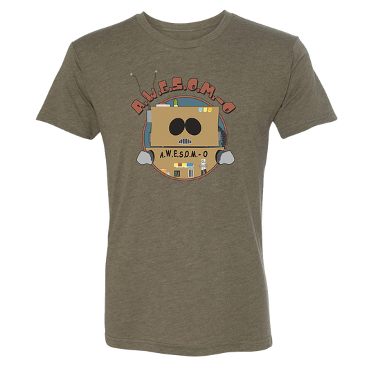 South Park Awesom-o Robot Men's Tri-Blend T-Shirt-0