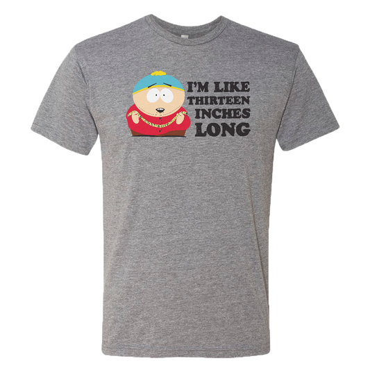 South Park Cartman 13 Inches Long Men's Tri-Blend T-Shirt-0