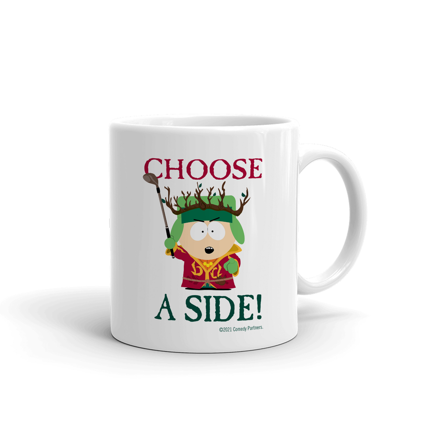 South Park Choose a Side White Mug