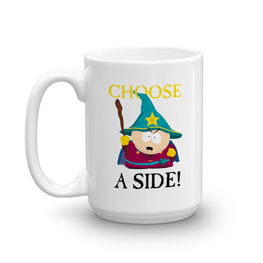 South Park Choose a Side White Mug-2