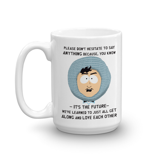 South Park It's the Future White Mug-2