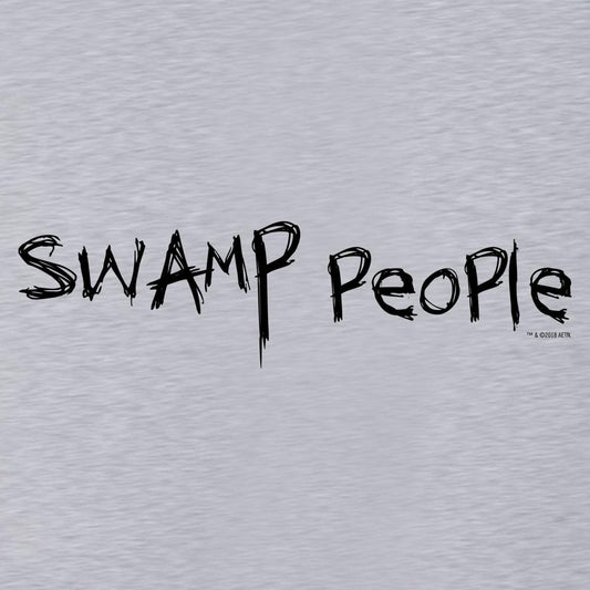 Swamp People Logo Women's Relaxed Scoop Neck T-Shirt-1