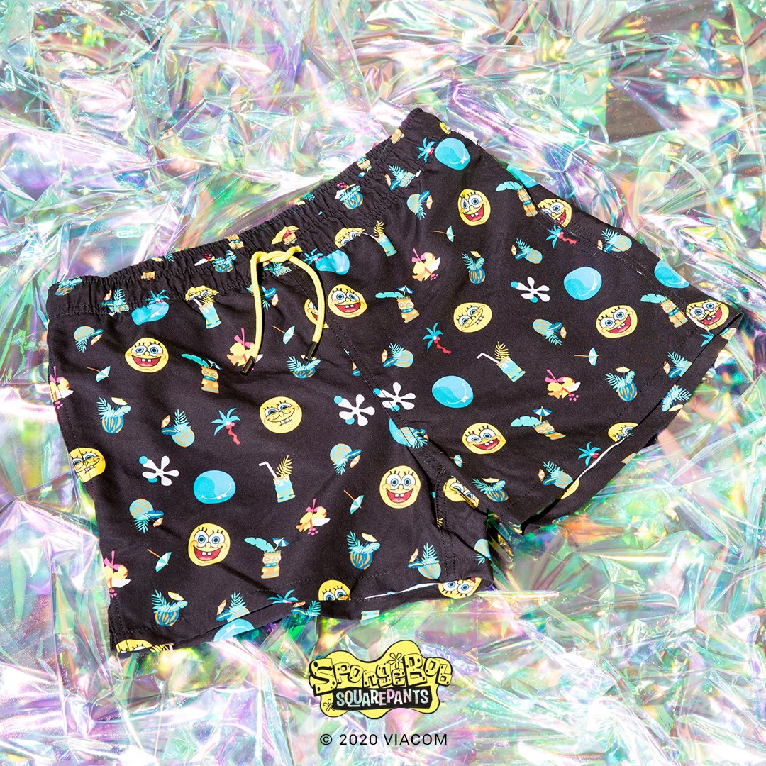 SpongeBob Bikini Bottoms Up Swim Shorts - SpongeBob SquarePants Official Shop