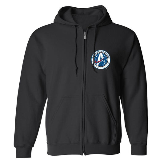 Star Trek: Discovery Starfleet Command Fleece Zip-Up Hooded Sweatshirt-0