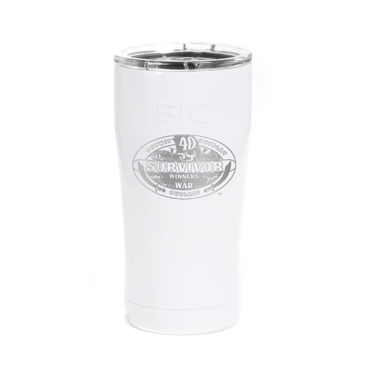 Survivor Season 40 Winners at War Logo Laser Engraved SIC Tumbler | Official CBS Entertainment Store-4