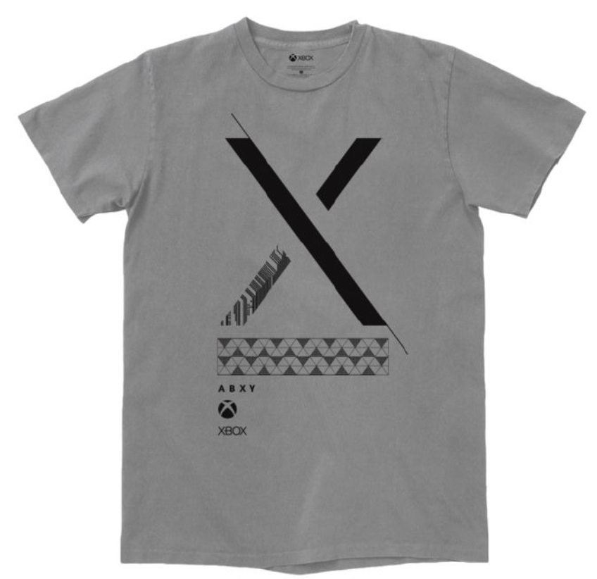 Xbox Grey Pigment Dye T-Shirt