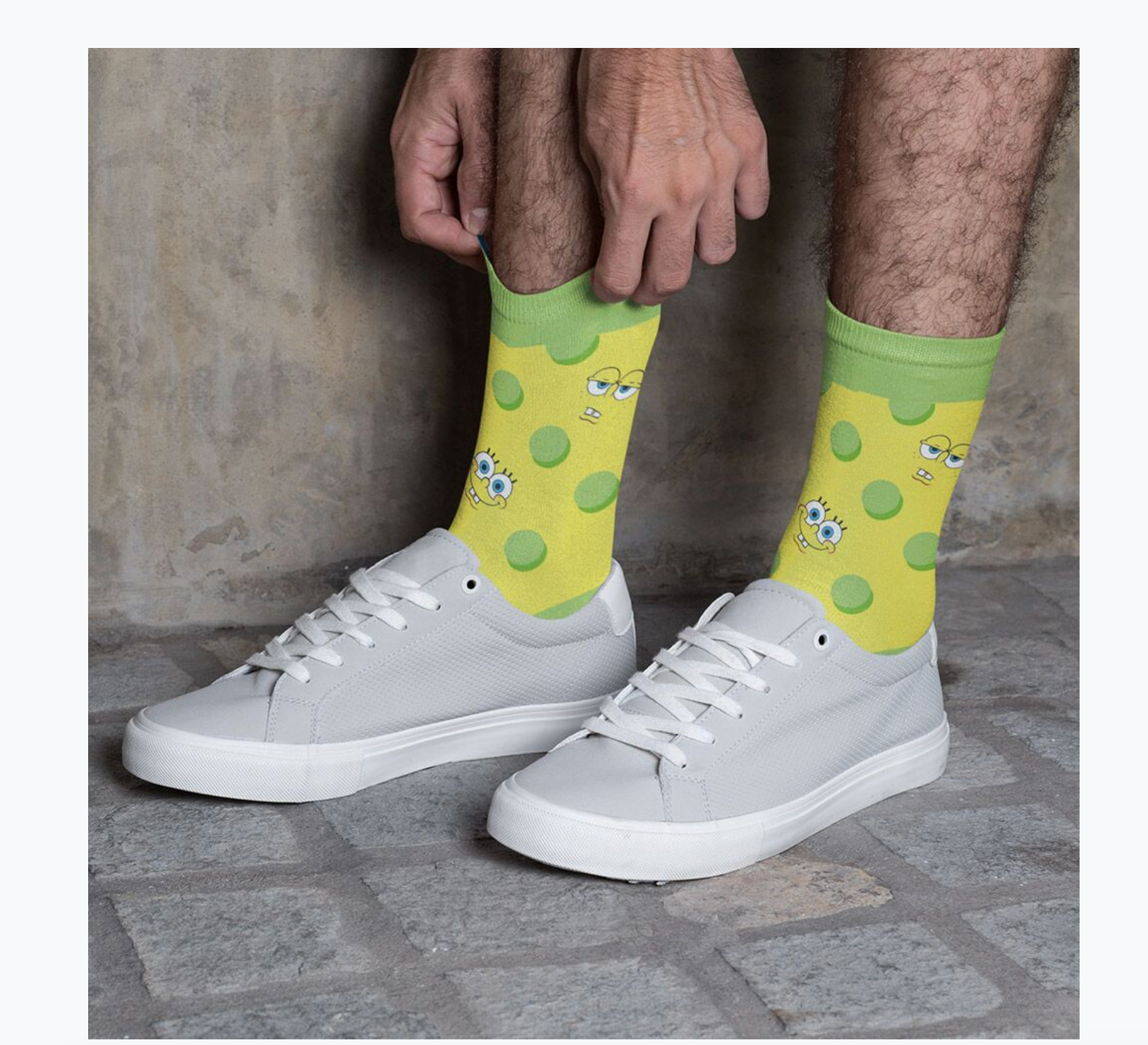 SpongeBob SquarePants Faces Adult Unisex Socks - SpongeBob SquarePants Official Shop
