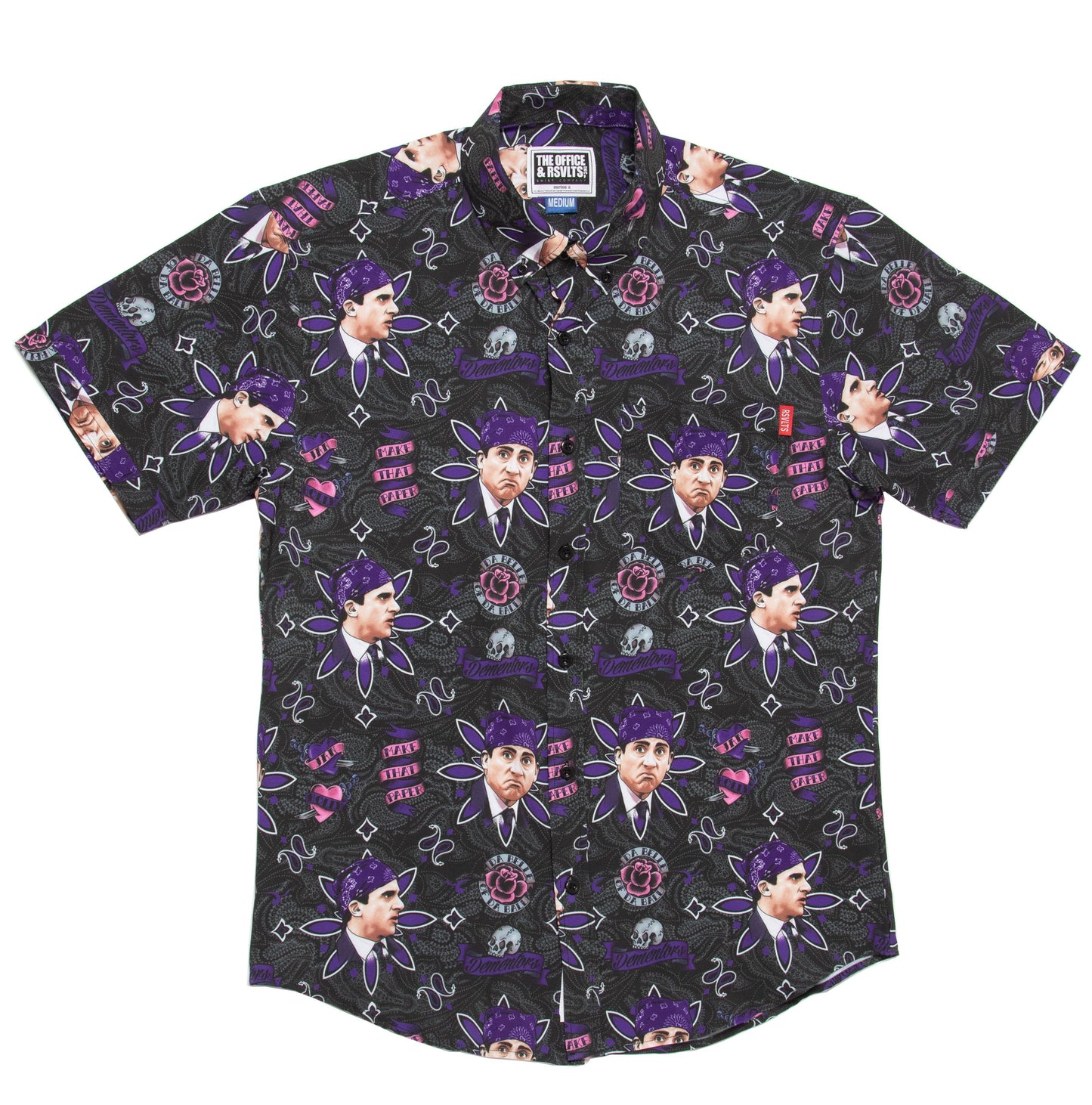 The Office "Prison Mike" Button Down Shirt