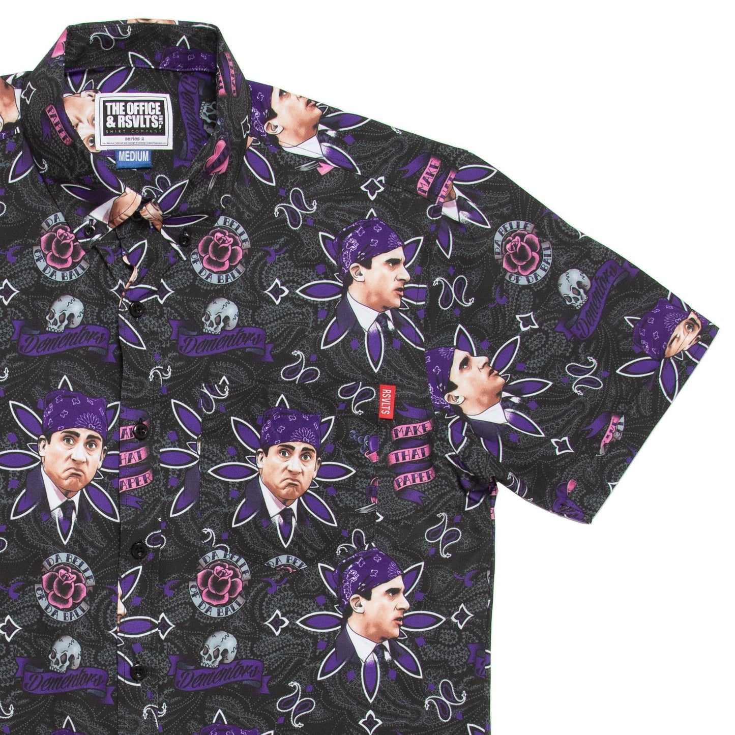The Office "Prison Mike" Button Down Shirt