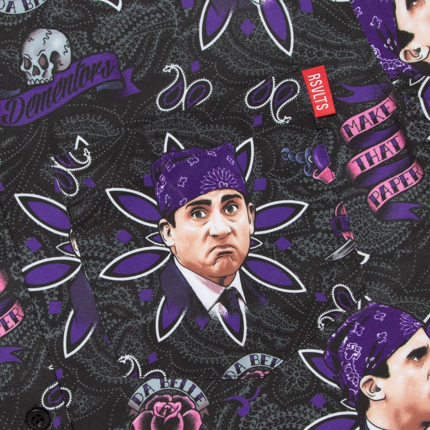 The Office "Prison Mike" Button Down Shirt
